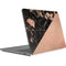 Black and Rose Gold Marble Split Surface Laptop Studio Skin